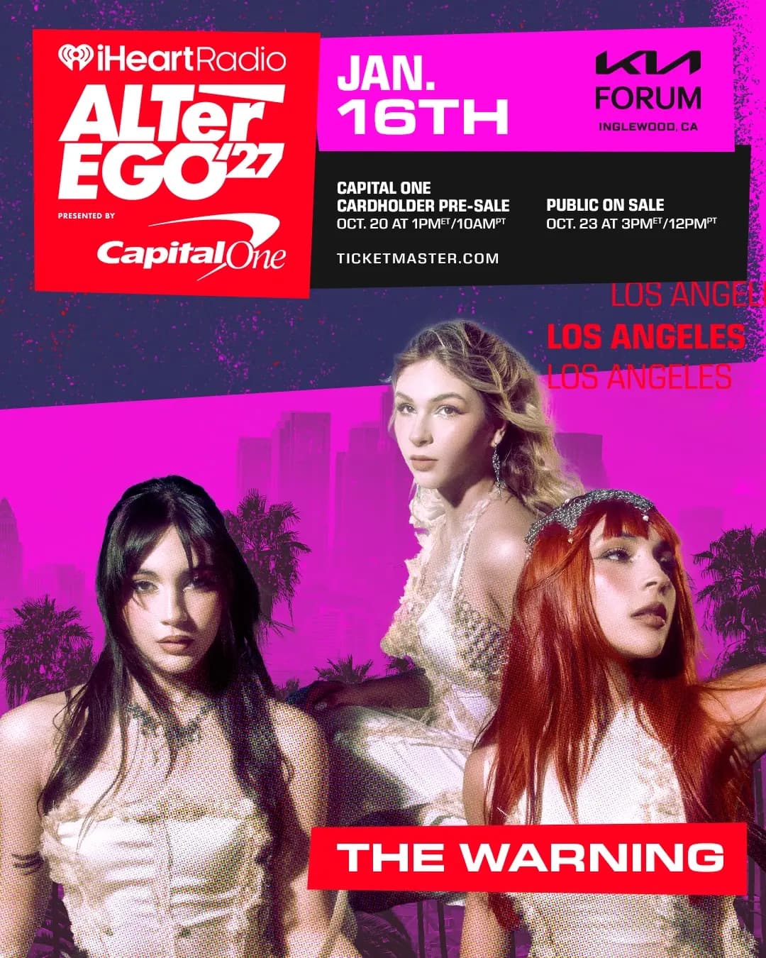 The Warning on iHeartRadio in January 2027