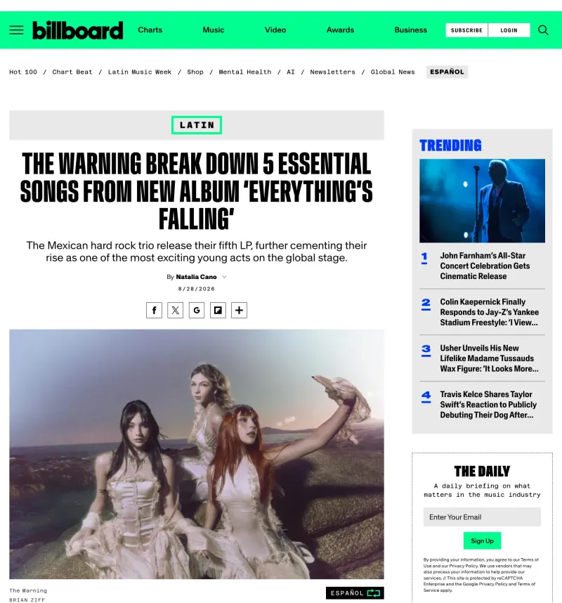 The Warning Break Down 5 Essential Songs From New Album ‘Everything’s Falling’